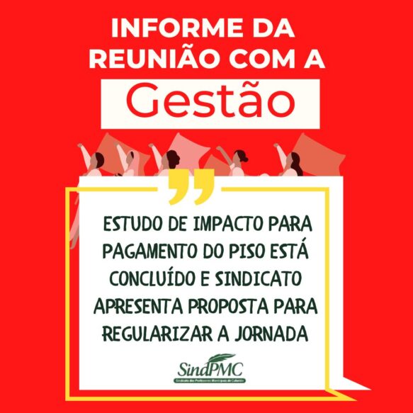 SECRETÁRIA DE GESTÃO AFIRMA QUE ESTUDO DE IMPACTO PARA PAGAMENTO DO PISO ESTÁ CONCLUÍDO E SINDICATO APRESENTA PROPOSTA PARA REGULARIZAR A JORNADA