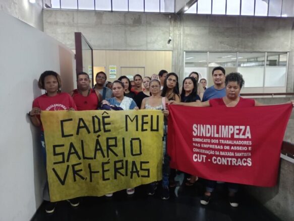 AULAS SÃO SUSPENSAS NOS DIAS 11 E 12! CULPA É DO GOVERNO, QUE DÁ DINHEIRO PARA EMPRESA QUE PRECARIZA A LIMPEZA E NÃO PAGA TRABALHADORAS